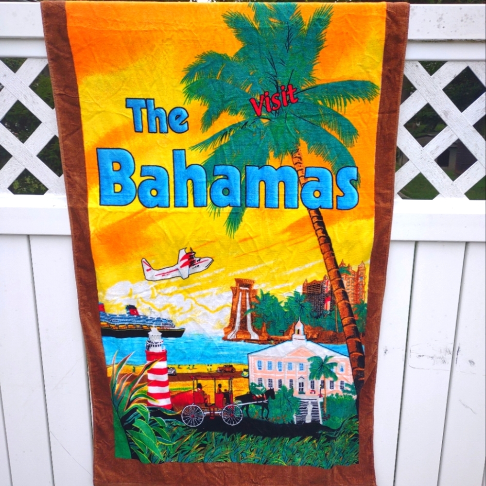 Unused Bahamas Beach 🏖️ Towel